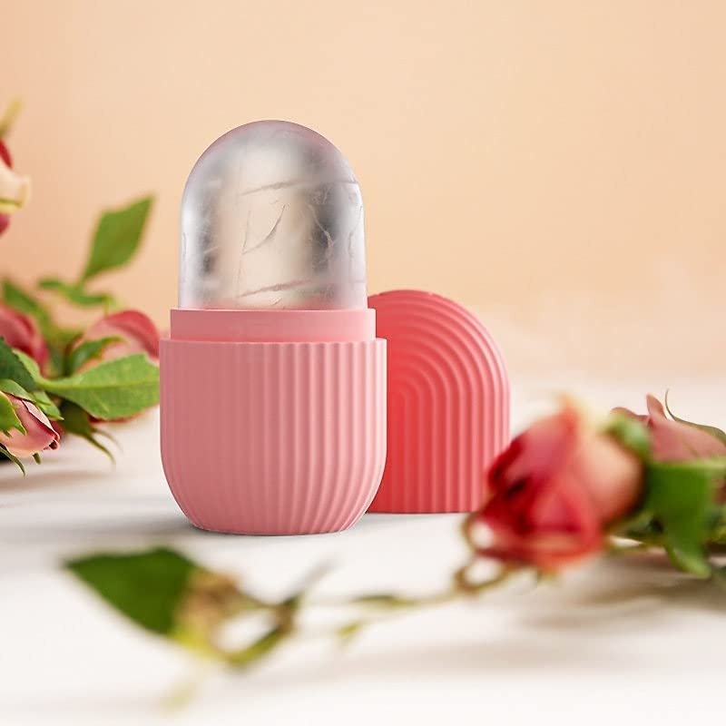Silicone Ice Facial Roller Skin Care Beauty Lifting Contouring Tools Ice Cube Trays Ice Globe Balls Face Massager Skin Care Tool
