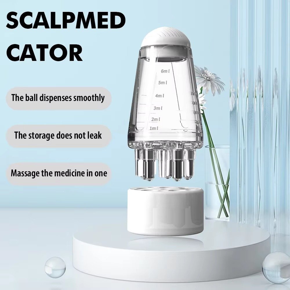 6ml Scalp Applicator, Mini Head Massager, Roll-On Brush, Hair Growth Oil Applicator, Massage Comb, Anti Hair Loss Head Care Tool. - Image 8